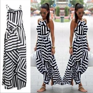 Striped Maxi Dress